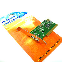 USB PCI CARD HI-SPEED V2.0(FYS 0057 or FYS0029)