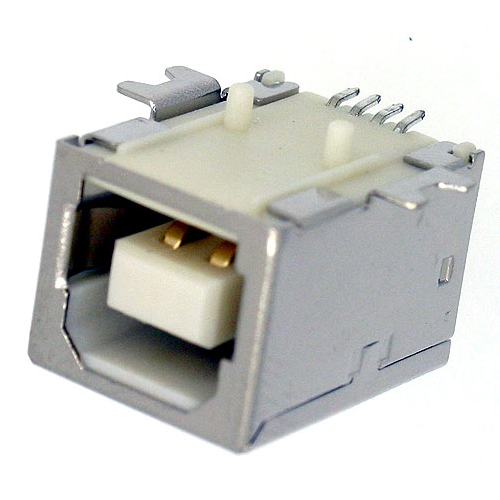 USB B TYPE SOCKET RECEPTACLE PCB SMT TYPE