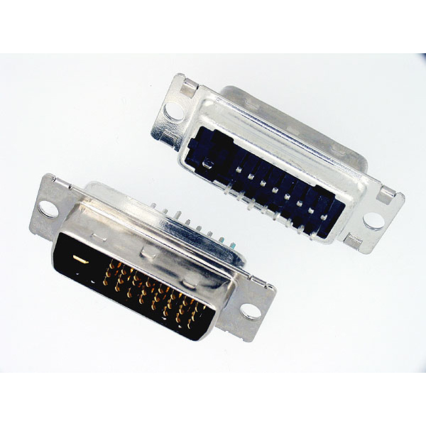 DVI PLUG SOLDER TYPE FOR ASSEMBLY CABLE CONNECTOR: DVIC