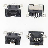 MINI USB 4PIN SOCKET RECEPTACLE PCB SMT TYPE