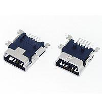 MINI USB 5PIN SOCKET RECEPTACLE PCB SMT TYPE