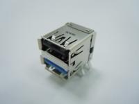 USB 2.0 over USB 3.0 A Type Right Angle, Dip Type W/O Spring