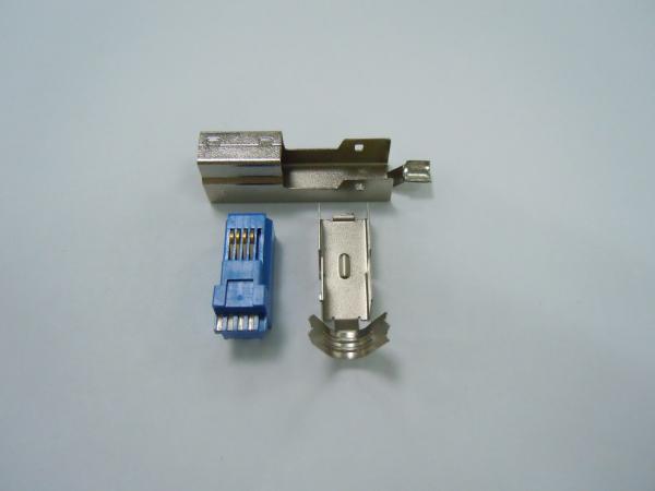 USB 3.0 B Type Plug, Solder Type, 3PCS