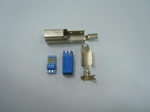 USB 3.0 B Type Plug, Solder Type, 4PCS